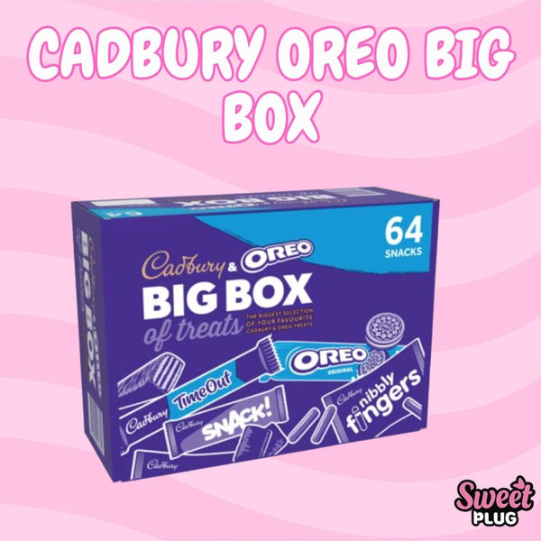 Cadbury & OREO Big Box of Treats - 64 Individually Wrapped Snack Chocolate Biscuits