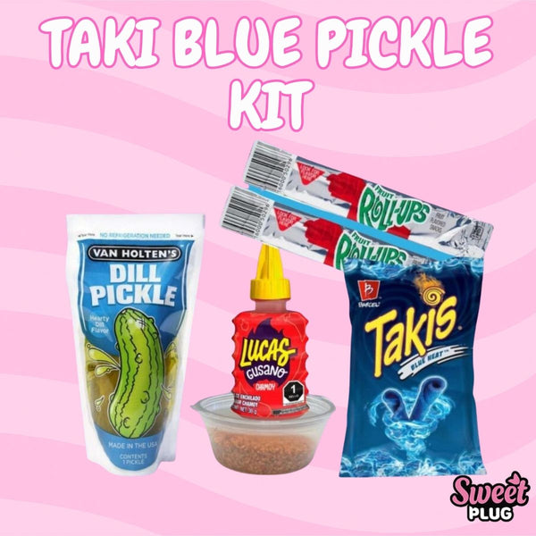 Takis Blue Heat Pickle Kit