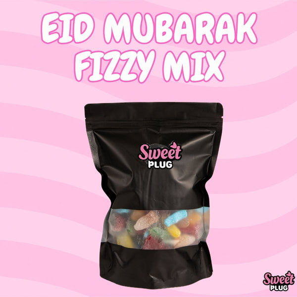 Eid Mubarak Halal Fizzy 1kg Sweets Candy Bag