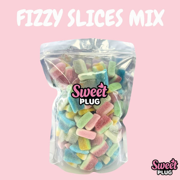 Fizzy Slices Mix 1kg Sweet Candy Bag