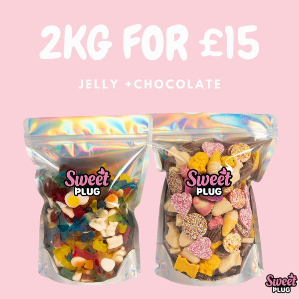 2KG for £15! Jelly Mix 1kg  + Chocolate Mix 1kg