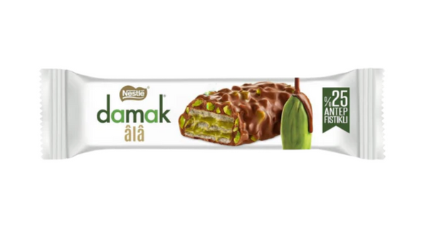 Damak Pistachios Chocolate Wafer 30G x 12