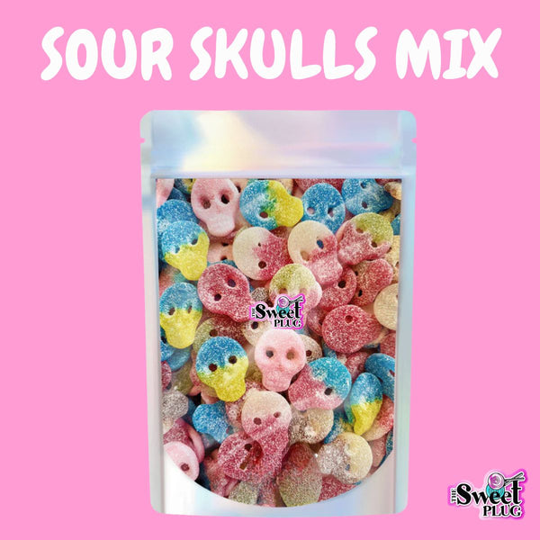 Sour Skulls Mix 1kg Candy Sweet Bag