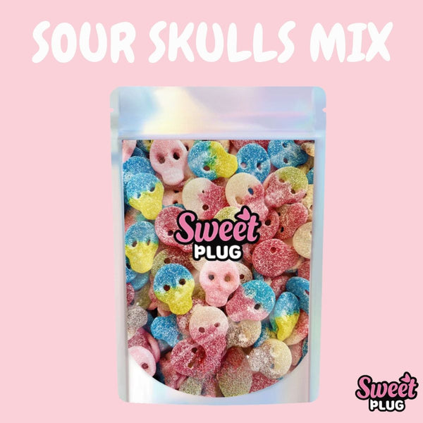 Sour Skulls Mix 1kg Candy Sweet Bag