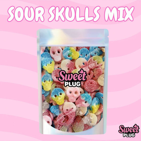 Sour Skulls Mix 1kg Candy Sweet Bag