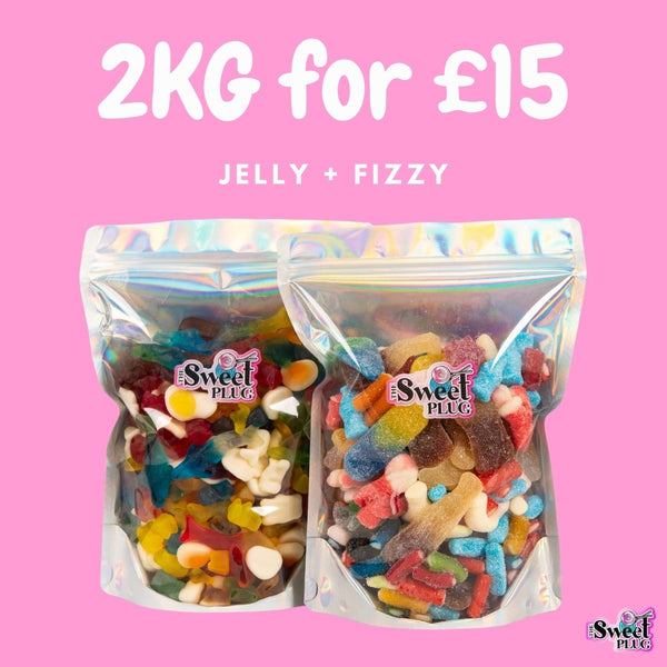 2kg for £15! 1kg Fizzy Mix + 1kg Jelly Mix