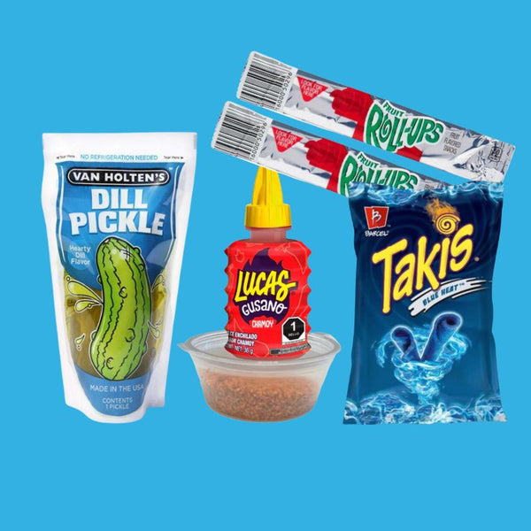 Takis Blue Heat Pickle Kit